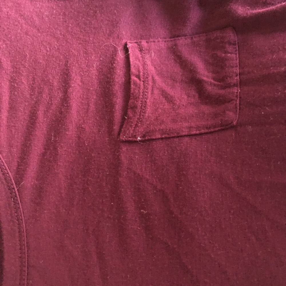 soft maroon tee - Picture 3 of 3